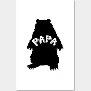 Papa Bear Silhouette Posters and Art